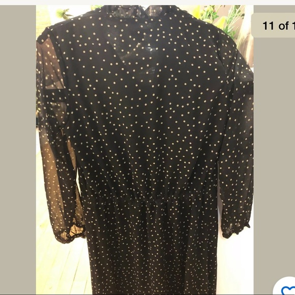 NWT Who What Wear Target Polka Dot Dress Sz XS - Picture 8 of 16